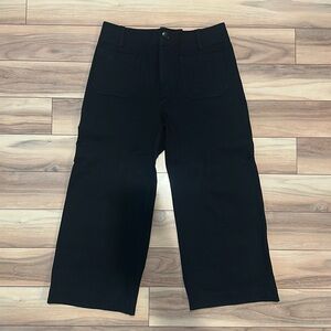 Anthropologie Maeve Colette Wide Leg Cropped Pants